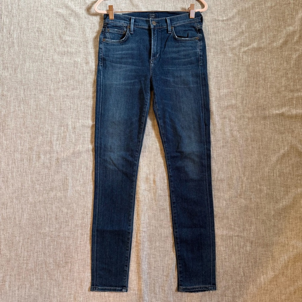 Citizens of Humanity Rocket Skinny Jeans 26 Dark Wash High Rise Denim